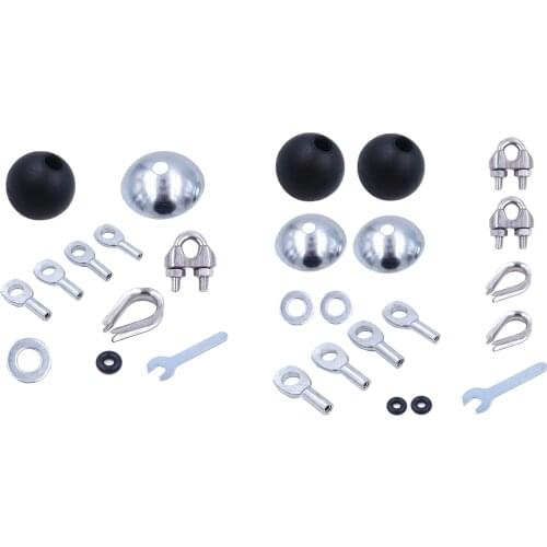 Gym Steel Wire Joints Fitness Equipment Accessories Metal Limitation Ball Hollow Screw Terminal