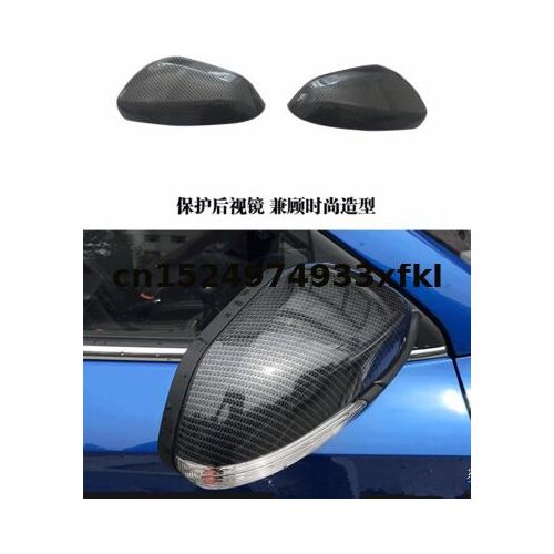 High-quality ABS Chrome For MG ZS 2017-2020 Car Side Mirror Carbon fiber/ABS Rear view mirror Cover Exterior Accessories