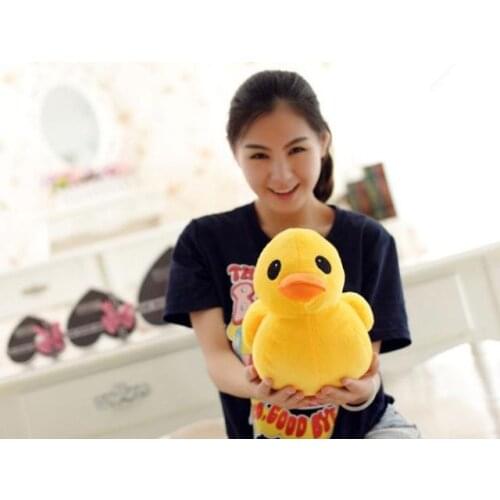 Cartoon yellow duck about 30cm plush toy kids' toy birthday gift h573