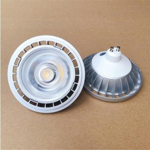 1Pcs Free Shipping 12V G53 GU10 Dimmable LED AR111 Embedded Down Lamp 15W GU10 LED AR111 Light ES111 LED Spotlight AC85-265V