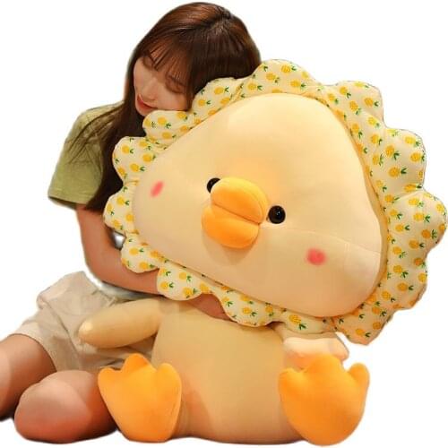 1pc 20/35/45CM Lovely Duck Plush Dolls Chubby Duck Goose Plush Pillow Stuffed Soft Toy Baby Girls Christmas Valentines Gift