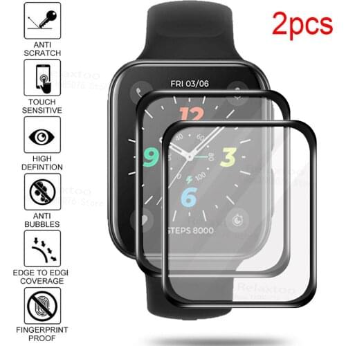 2pcs full cover screen protector film for oppo watch2 42mm 46mm soft TPU Protective Film for OPPO Watch 2 41 46 MM Not glass