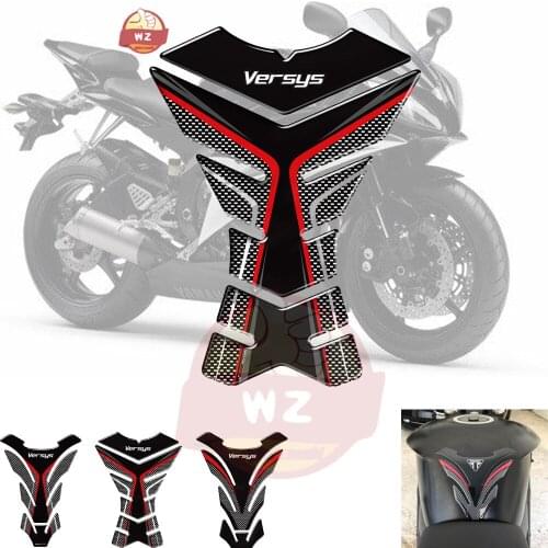 3D Motorcycle Tank Pad Protector Decal Stickers Case for Kawasaki Versys 650 1000 X300 Versys-X Tank