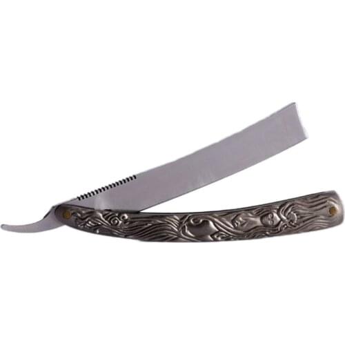 Stainless Steel Straight Edge Razor Shaving Shaver for Men - Shave Ready Straight Edge Razor, Barber Approved Straight Razor