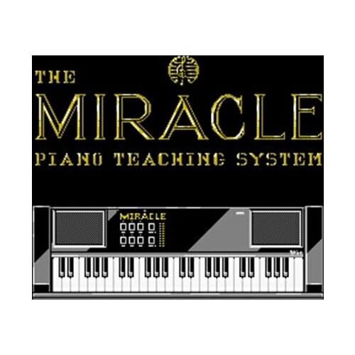 Miracle Piano Teaching System, The 16 bit Big Gray Game Card For NTSC Game Player Drop Shipping