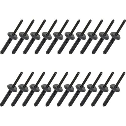 For BMW E70 X5 E71 X6 Wheel Arch Trim 07-14-2-151-750 Set Of 20 Nylon Blind Rivet Fender Flare Molding Fixed Clip Fastener