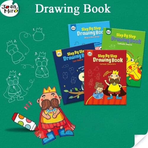 JoanMiro Painting Coloring Book Drawing Board Multifunctional Drawing Early Educational Toys Children Toys Kids Birthday Gift