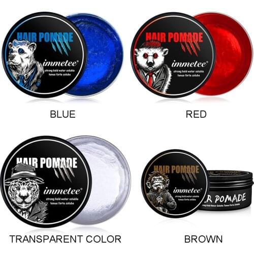 Styling Gel Wax Hair Transparent Wax Hair Pomade For Men Coffee Hair Wax Gel For Hair Styling Wax