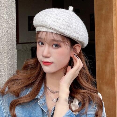 HT3768 Hats for Women New Fashion Berets Women Autumn Winter Hat Vintage Octagonal Newsboy Cap Ladies Artist Painter Beret Hat