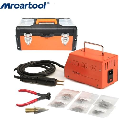 Car Plastic Welder Bumper Repair Tool Hot Stapler Plastic Welding Equipment 220V Hot Staple Gun With 600PCS Staple Bumper Repair
