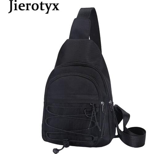 JIEROTYX Functional Chest Bag Fashion Vintage Small Capacity Fanny Packs Anti-Theft Design Waist Bag Travel Bags 2020 New