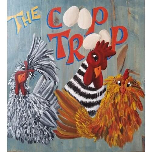 JMINE Div 5D Chicken Rooster egg Full Diamond Painting cross stitch kits art High Quality Animal 3D paint by diamonds