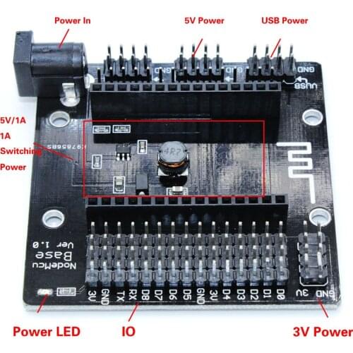 Development Kit 4M 4FLASH for NodeMcu 340G Lua WIFI Networking development board Based ESP8266 + Baseplate diy ki for NodeM
