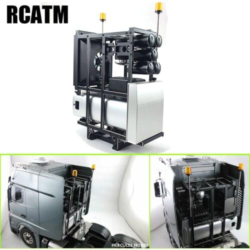 1:14 RC Truck Metal Welding Device Support Bracket Plastic Decoration For 1/14 Tamiya RC Truck Man Scania Actros