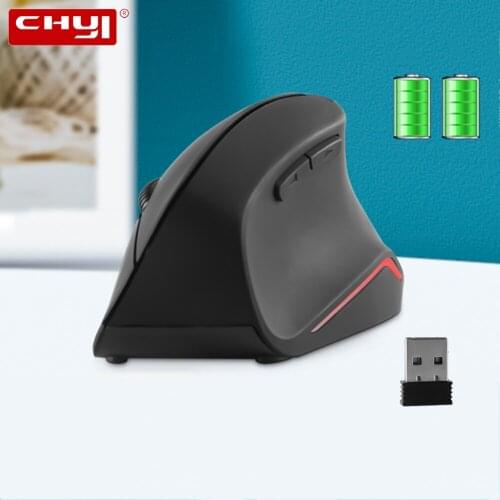 Wireless Vertical Mouse Ergonomic Mause Optical 1600 DPI 6 Buttons Gaming Mouse Game Mice For Computer Laptop Office Mouse