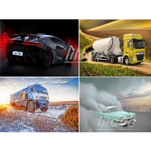 Pyramid Full Square/Round 5D DIY Diamond Painting Supercar Picture 3D Embroidery Mosaic Cross Stich Kit Art Stickers Decor DF511