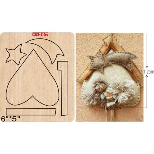 Hanging ornaments 2019 new wooden mould cutting dies for scrapbooking Thickness/15.8mm