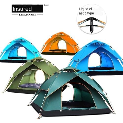 Fully Automatic Tent Outdoor 3-4 People Thick Water Resistant Double Camping Open Country Camping Tent