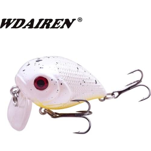 WDAIREN Brand Lifelike Crank VIB Fishing Lures 4cm 8g Floating Swim Wobblers Artificial Hard Baits With Treble Hook Pesca Tackle