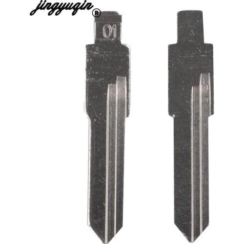 Jingyuqin 2pcs #01 Car Key Blade Remote For VW Volkswagen Golf Santana Jetta For Audi Gol B4