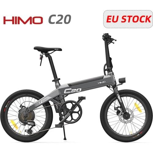 [EU STOCK] XIAOMI HIMO C20 Foldable Electric Bicycle 20'' CST Tire Urban E-bike IPX7 250W DC Motor 25km/h Removable Battery