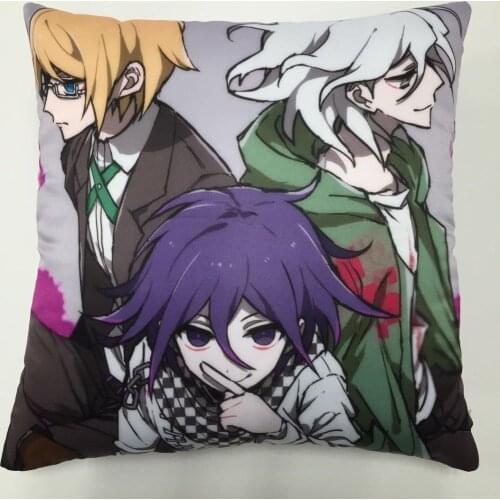 Super Danganronpa V3 Kokichi Oma Nagito Komaeda Nagito Komaeda Pillowcases Hugging Pillow Cushion Case Cover Otaku Cosplay Gift