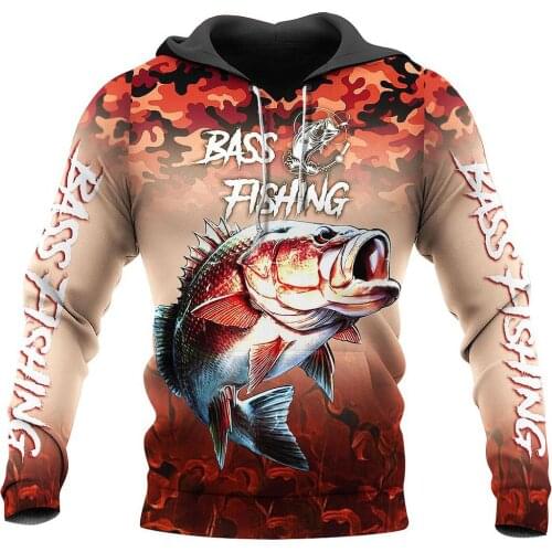 PLstar Cosmos Animal Bass Marlin Fishing Fisher Camo Fashion Streetwear Harajuku Men/Women 3D Print Hoodies Funny Pullover