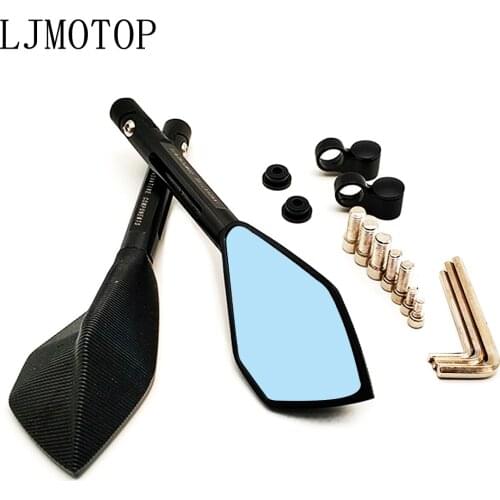 Motorcycle Mirrors Moto Side Rearview Mirrors CNC Aluminum For Suzuki GSF600 Bandit BURGMAN 400 GS1000 GS500E GS550M Katana