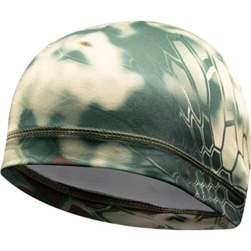 Cycling Cap Windproof Sports Cap Outdoor Sports Soft Cap Camouflage Hood Cap Bicycle Motorcycle Liner Ca
