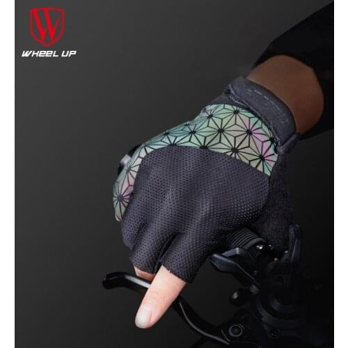 Cycling gloves short finger outdoor riding gloves summer breathable shock absorption antiskid mountain road vehicle sports glove
