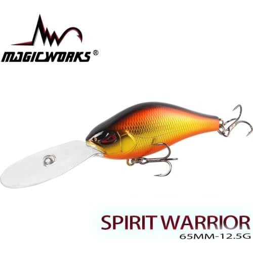 MAGIC WORKS Hot Model Crankbait Floating Fishing Lure 65mm Hard Bait Wobbler Quality Professional Artificial Lure Bait Tackle