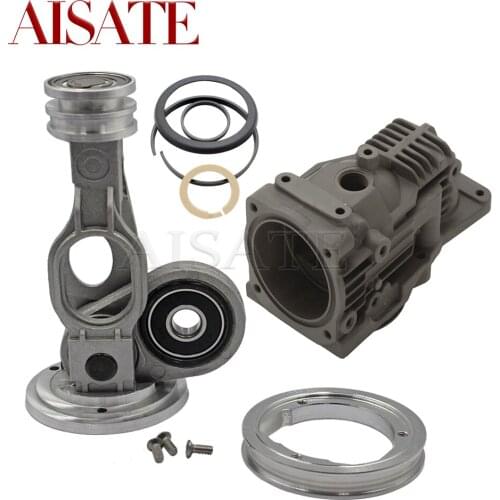 1 set For Mercedes Benz W164 Air Suspension Compressor Pump Cylinder Head + Piston Connecting Rod + Piston Ring 1643201204