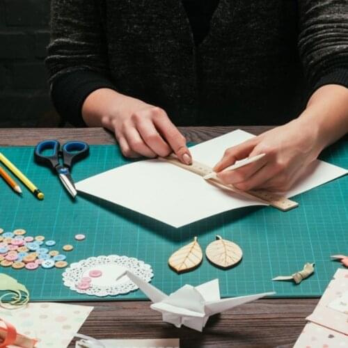 2pcs Folder Paper Creaser Tool Plastic Bone Scoring Folding Creasing Scrapbooking DIY Handmade Bookbinding Cards Tool Home Use