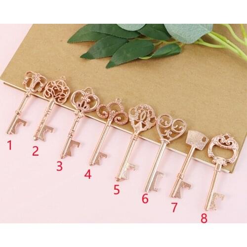 200pcs Metal Skeleton Key Bottle Opener Beer Bottle Opener Wedding Party Favor Guest Gifts Nordic Wedding Decor