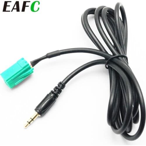 3.5mm Jack Connect Car Radio Car Mini for ISO 6 Pin Aux Cable Adapter for AUDI Bla-punkt Radio
