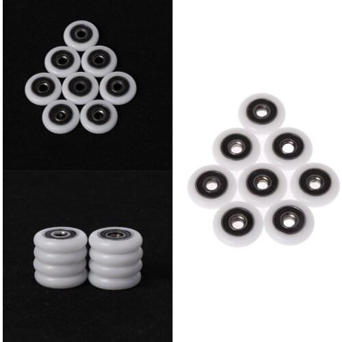 8 Pcs Bath cabinet roller wheel shower room accessories bearing roller wheel 5*23*5.7mm