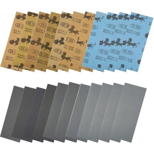 80% Hot Sale Wet Dry Sandpaper Sheets 400/600/800/1000/1200/1500/2000/2500# Grits Polish