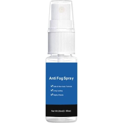 20ML Antifogging Agent Water Repellent Spray for All Lenses Defogger Safety Mirrors Windows Swim Goggles Eyeglass Lens