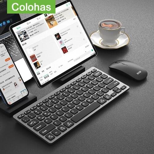 2.4G Wireless Keyboard Mouse Set Bluetooth-compatible Slient Gaming Keyboard Mause For iPad Tablet Macbook Pro Laptop PC Gamer