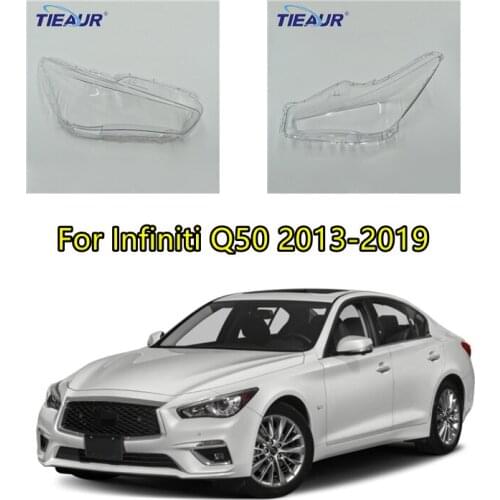 Headlight Cover for infiniti Q50 2013 2014 2015 2016 2017 2018 2019Car Headlamp Lens Transparent Headlight cover Shade