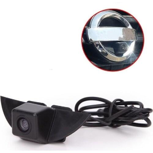 Car Front View Camera Logo Embeded Cameras For Nissan X-Trail Tiida Qashqai Livina fairlady Pulsar Cube Armada Frontier navara
