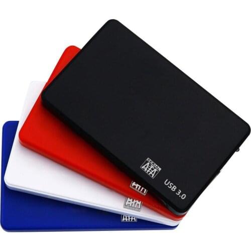 USB3.0/2.0 2.5inch SATA HDD SSD Case Sata to USB Enclosure Mobile External Hard Disk Case Box for Laptop Black Blue Disco