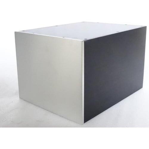Size W280 H232 D358 All Aluminum Amplifier Chassis Box House DIY Enclosure with Power Base Feet Screw Amplifier Case 2823