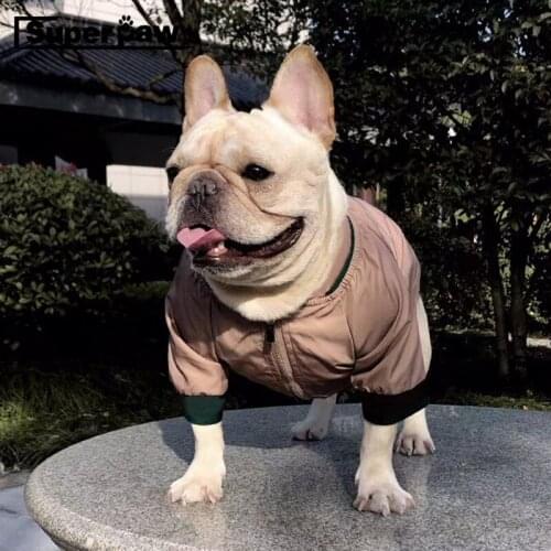 New Winter Warm Dog Jacket Pet Coat For Small Medium Dogs Schnauzer French Bulldog Teddy Hoodie Clothes Dropshipping ZLC32