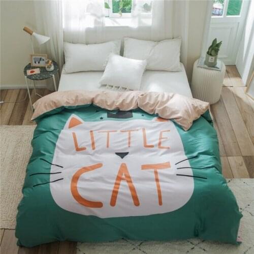 Single item large flower cotton quilt cartoon quilt cover student quilt cover