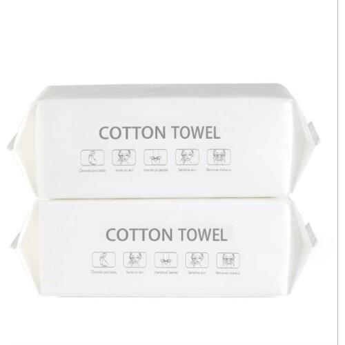 20Set/Lot Cotton Pad Tissue Flat Grain Disposable Face Washing Towel Extraction Soft Clean Beauty Makeup Removal HA2343
