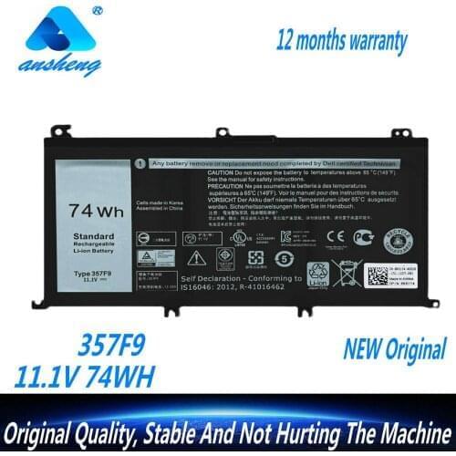Genuine 357F9 Laptop Battery For Dell Inspiron 15- 7000 7559 7557 7566 7567 5576 INS15PD-1548B INS15PD-1748B INS15PD-1848B