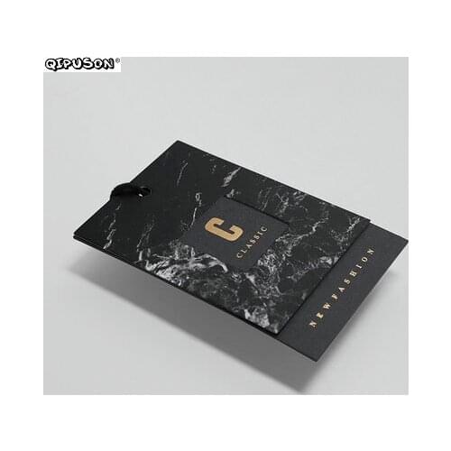 PK013 Customized print clothing hang tag paperboard garment swing hanging tag hand tags