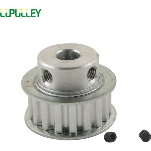 XL 18T Timing Pulley Bore 5/6/6.35/8/10/12/12.7/14/15mm Toothed Timing Belt Pulley Belt Width 11mm Aluminum Gear Belt Pulley