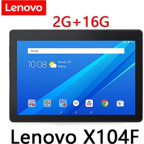 Originele Lenovo E10 TB-X104F 10.1 Inch 2Gb Ram 16Gb Rom Android 8.1 Qualcomm MSM8909 Quad Core 1.3Ghz 1280X800 Gps 4850Mah